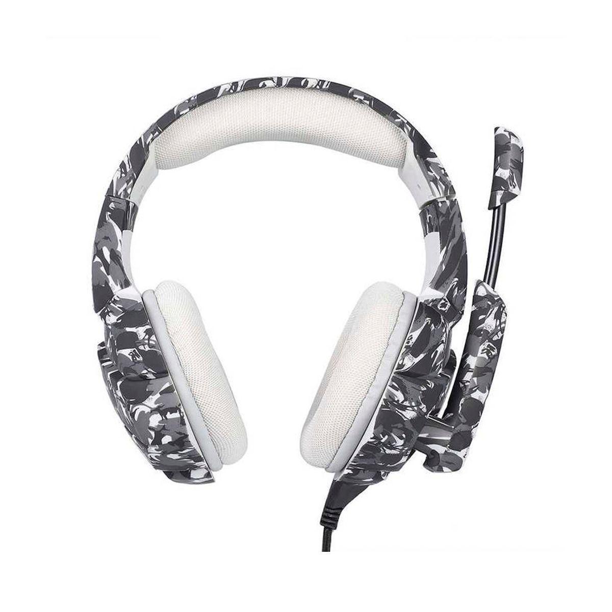 Audifonos Gamer Onikuma K5 Camouflage Gris-3