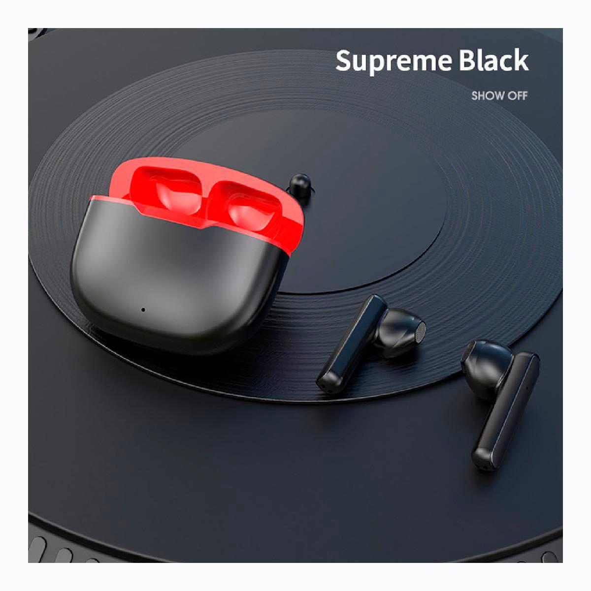 Audifonos Inalambricos TWS L33 Negro Rojo-5