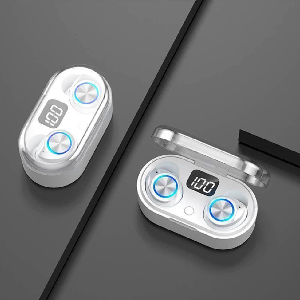 Audífonos Inalámbricos TW80 Bluetooth 5.0 Blanco-2