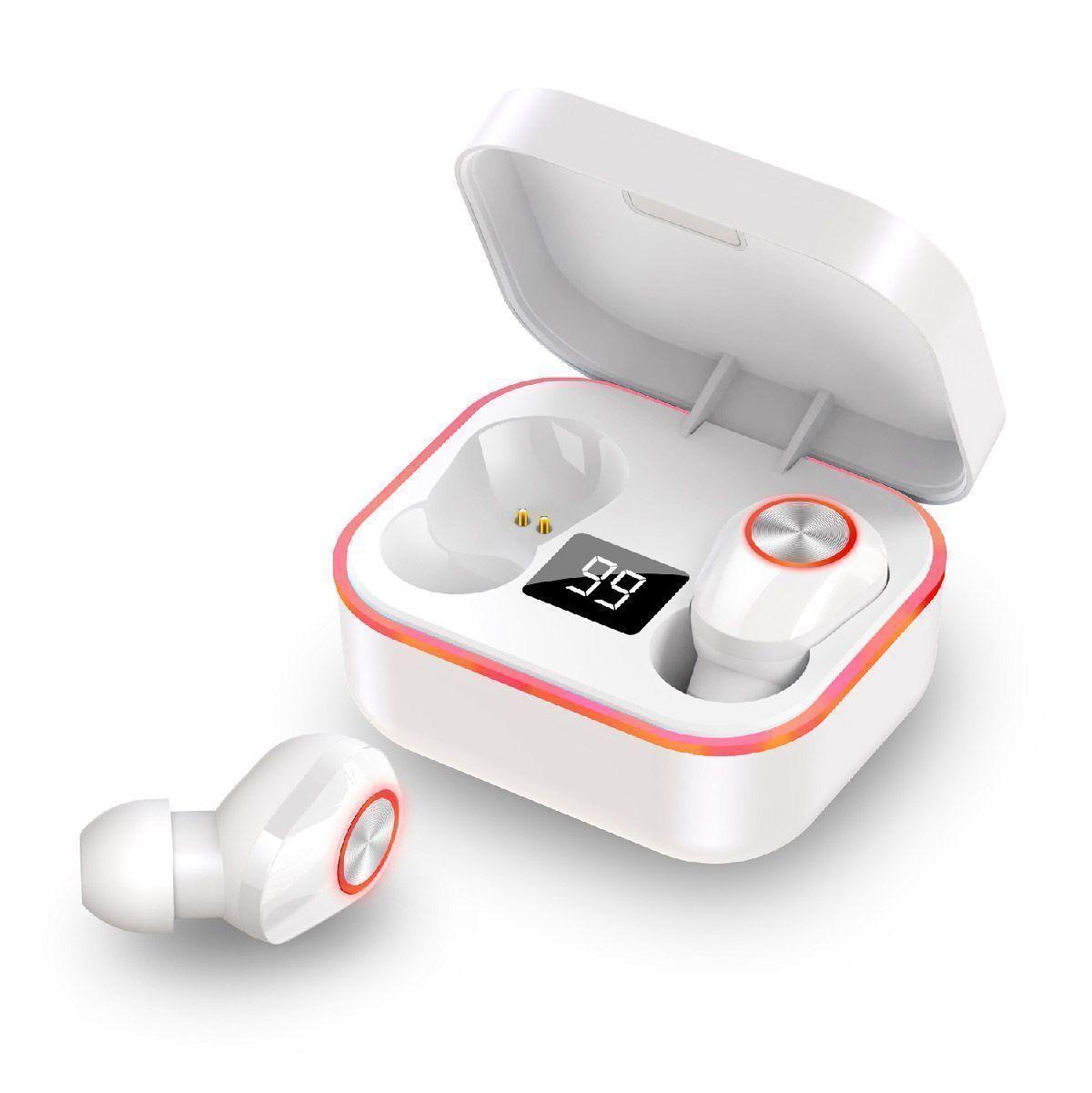 Audifonos Inalambricos Bluetooth TWS M8 Blanco-0