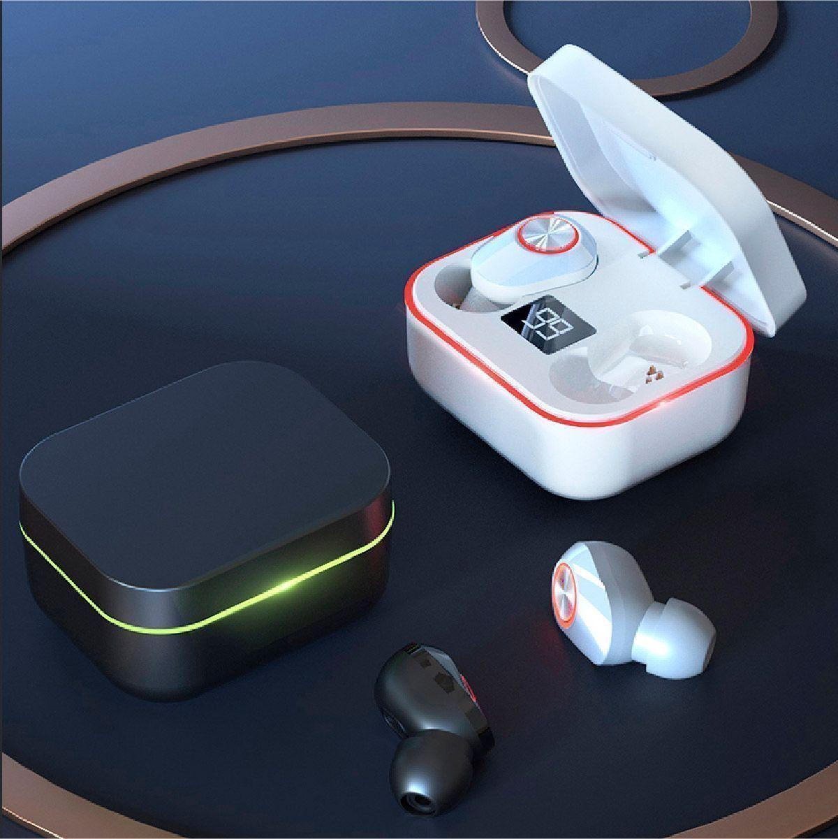Audifonos Inalambricos Bluetooth TWS M8 Blanco-3