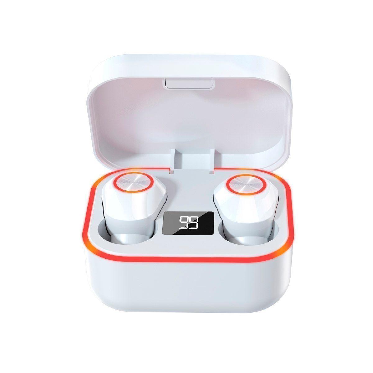 Audifonos Inalambricos Bluetooth TWS M8 Blanco-1