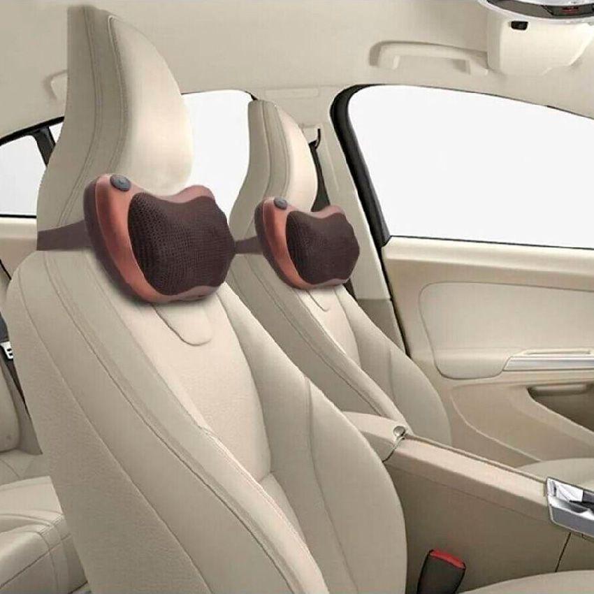 Masajeador Eléctrico Almohada Cojín Lumbar Cuello-3