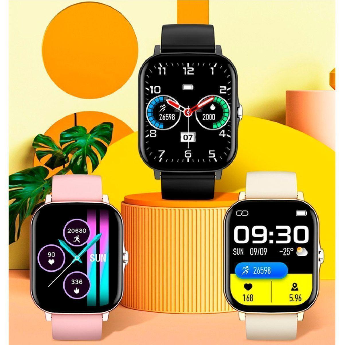 Reloj Inteligente Smartwatch KT18 Rosado-2