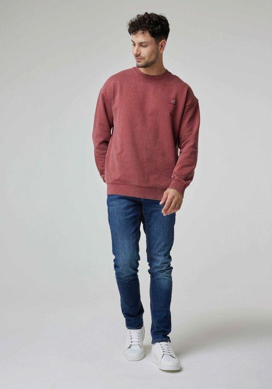 Poleron Hombre Loose Fit Brick-3