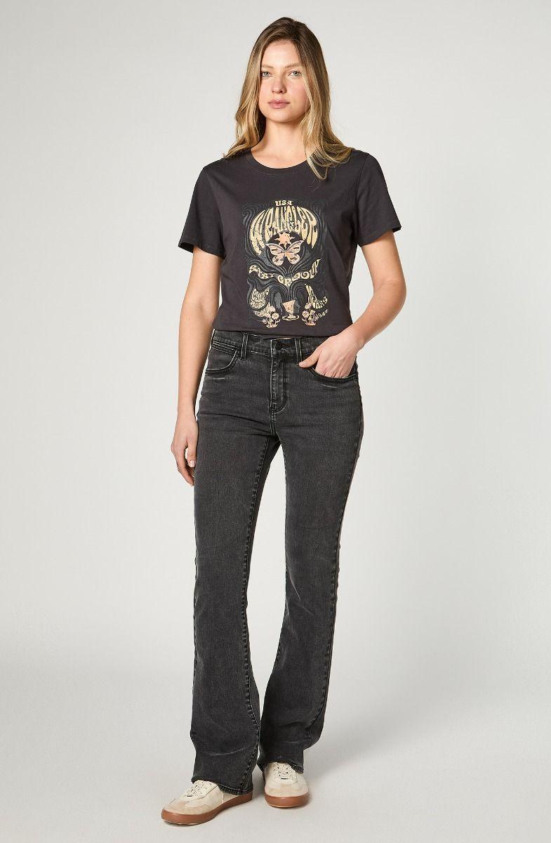 Jeans Mujer Boot Cut Black-3
