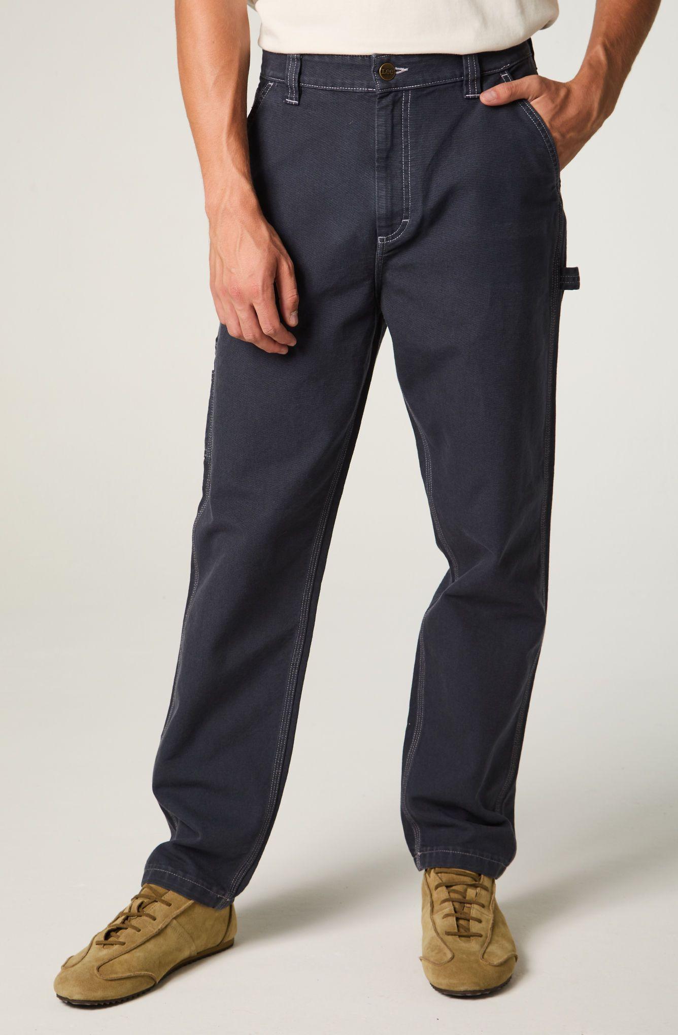 Pantalon Hombre Carpenter Azul Tapered -0