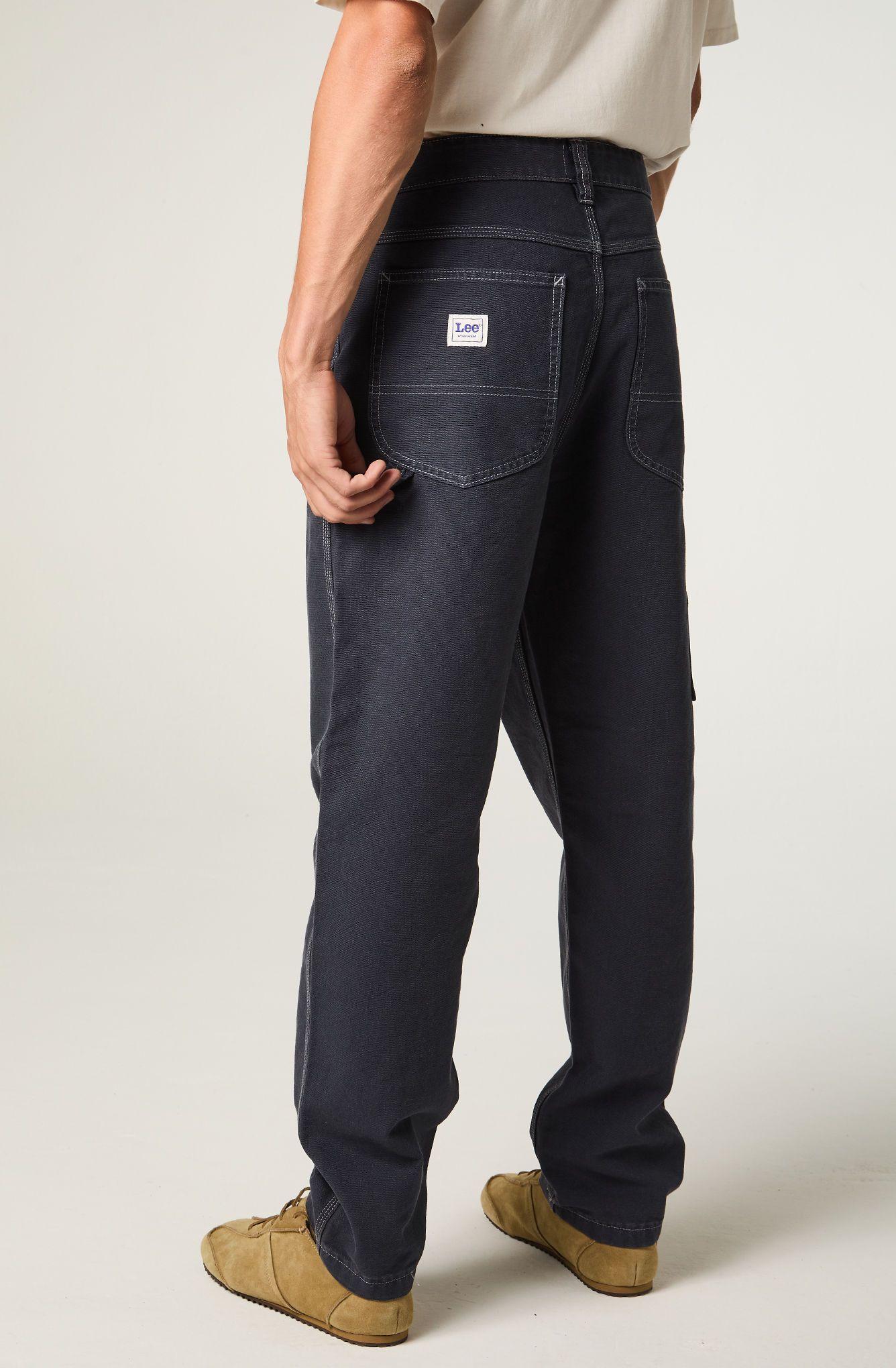 Pantalon Hombre Carpenter Azul Tapered -2
