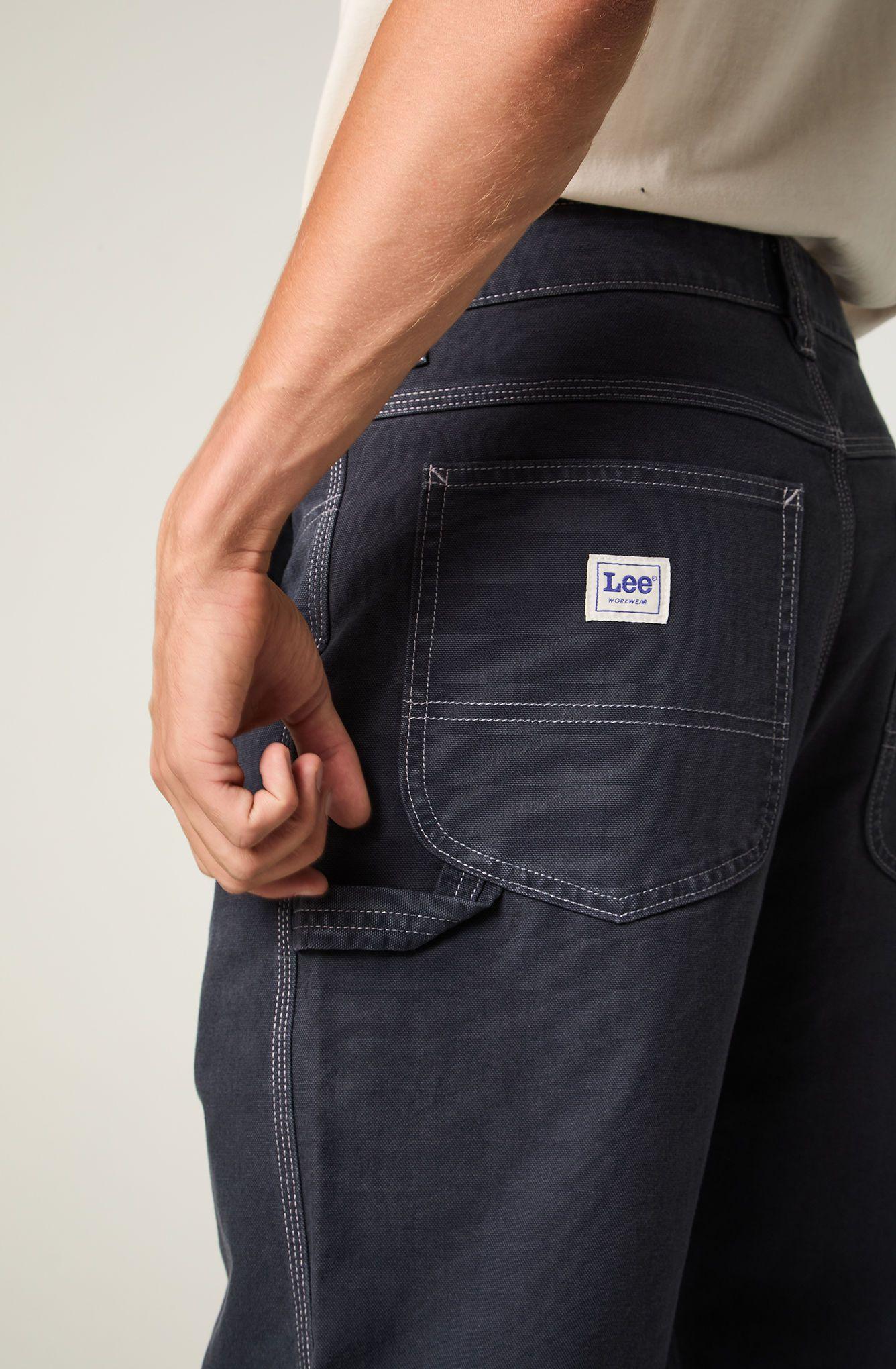 Pantalon Hombre Carpenter Azul Tapered -3