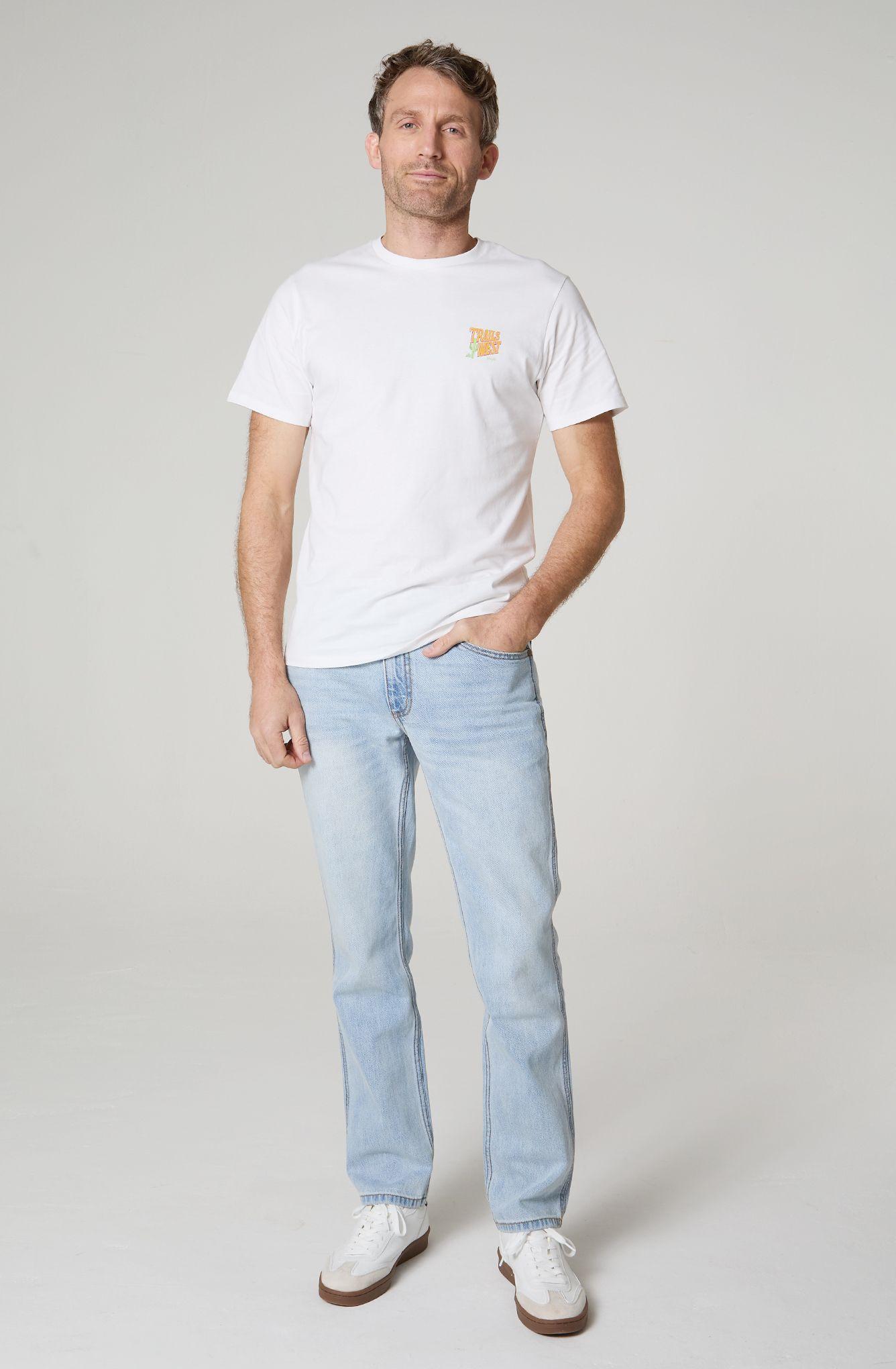 Polera Hombre Cuello Redondo Manga Corta Regular Fit 100% Cotton-0