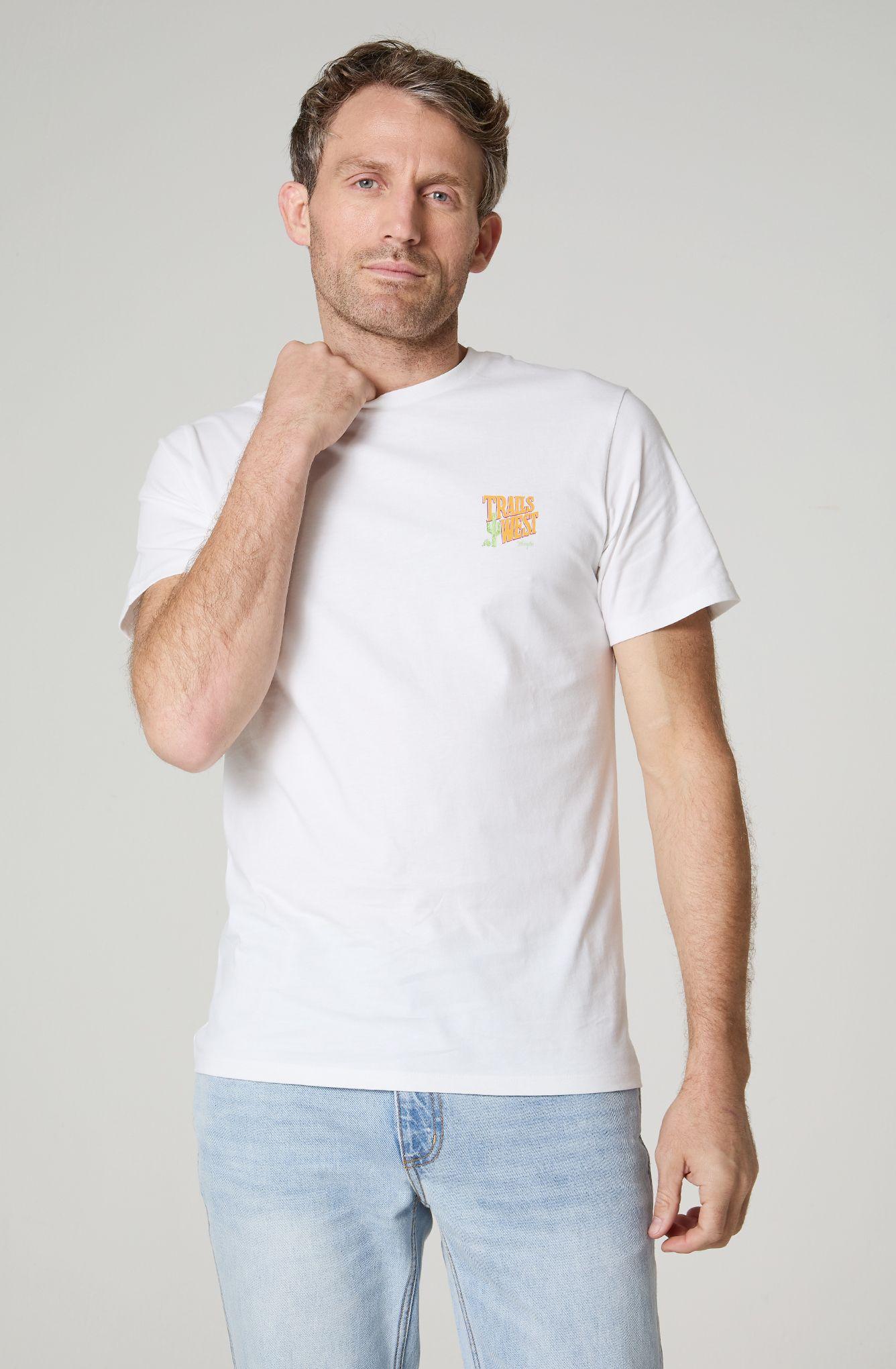 Polera Hombre Cuello Redondo Manga Corta Regular Fit 100% Cotton-1