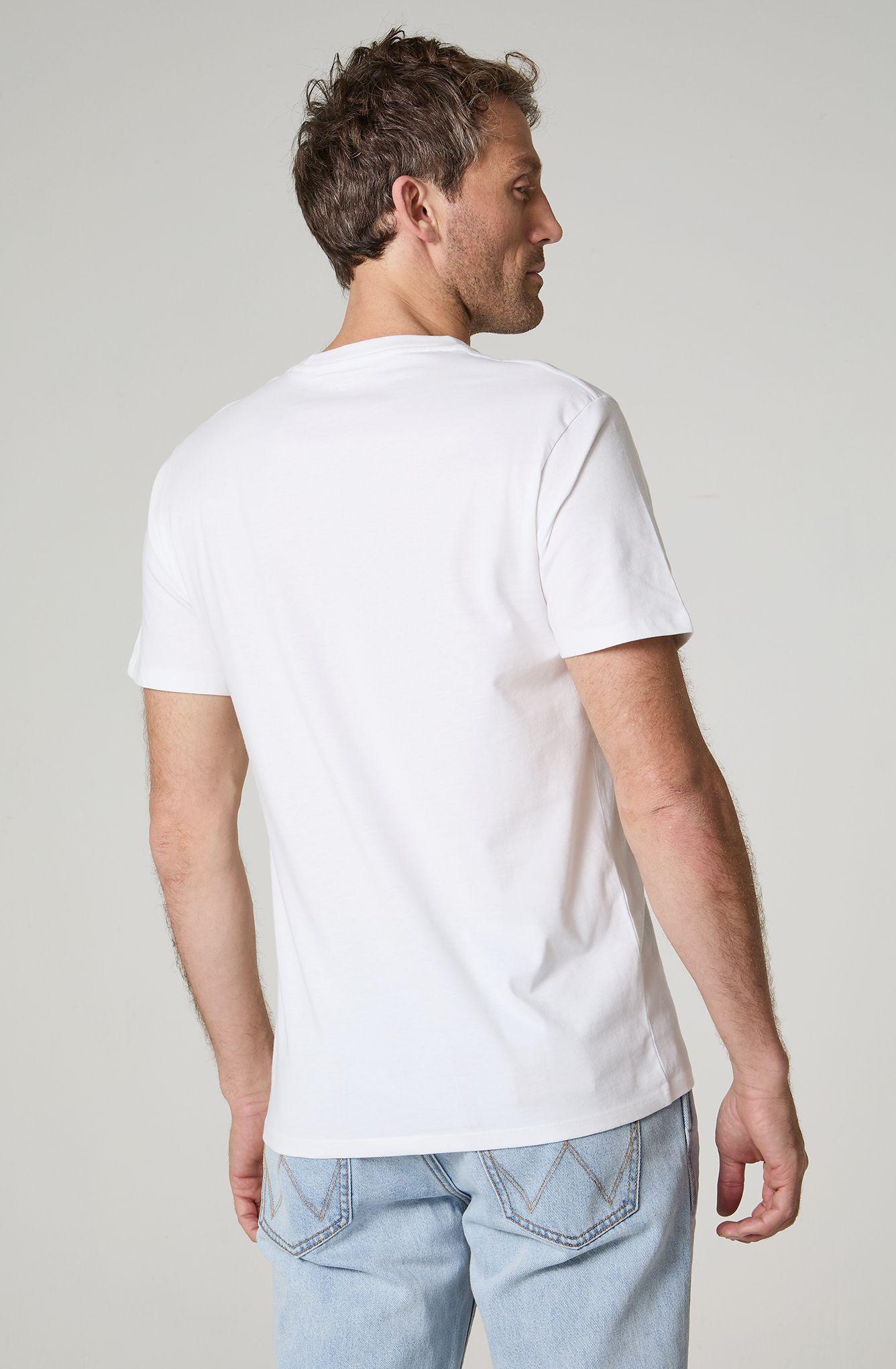Polera Hombre Cuello Redondo Manga Corta Regular Fit 100% Cotton-3