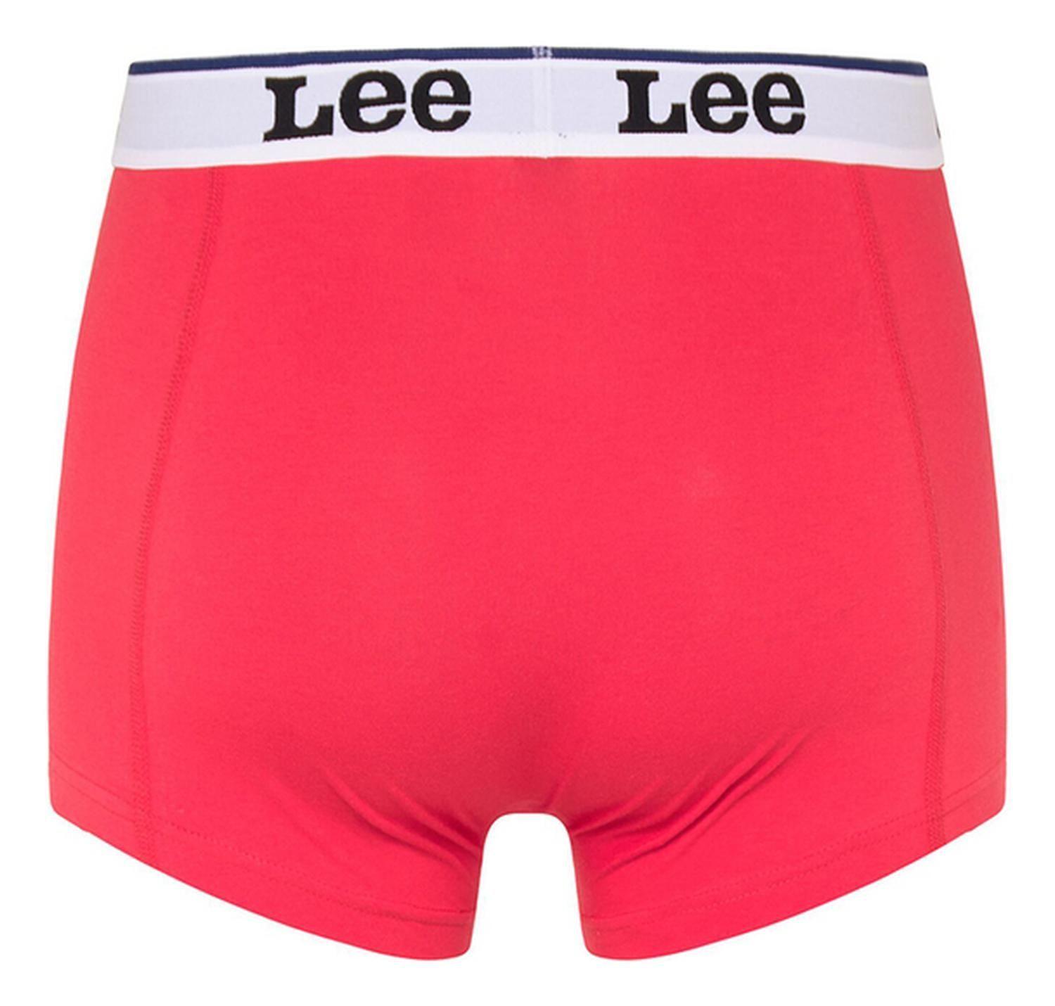 Boxer Hombre 2-pack Trunk White & Red-3