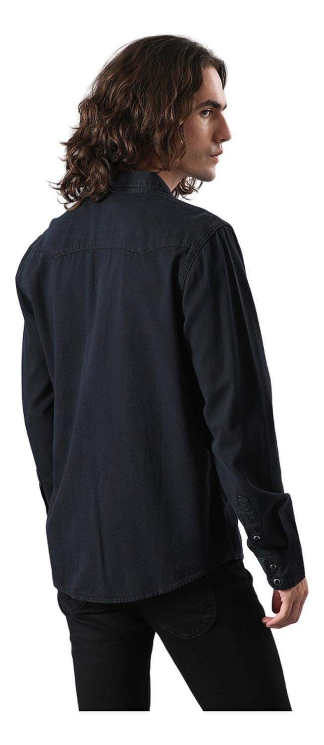 Camisa Lee Western Negra-1