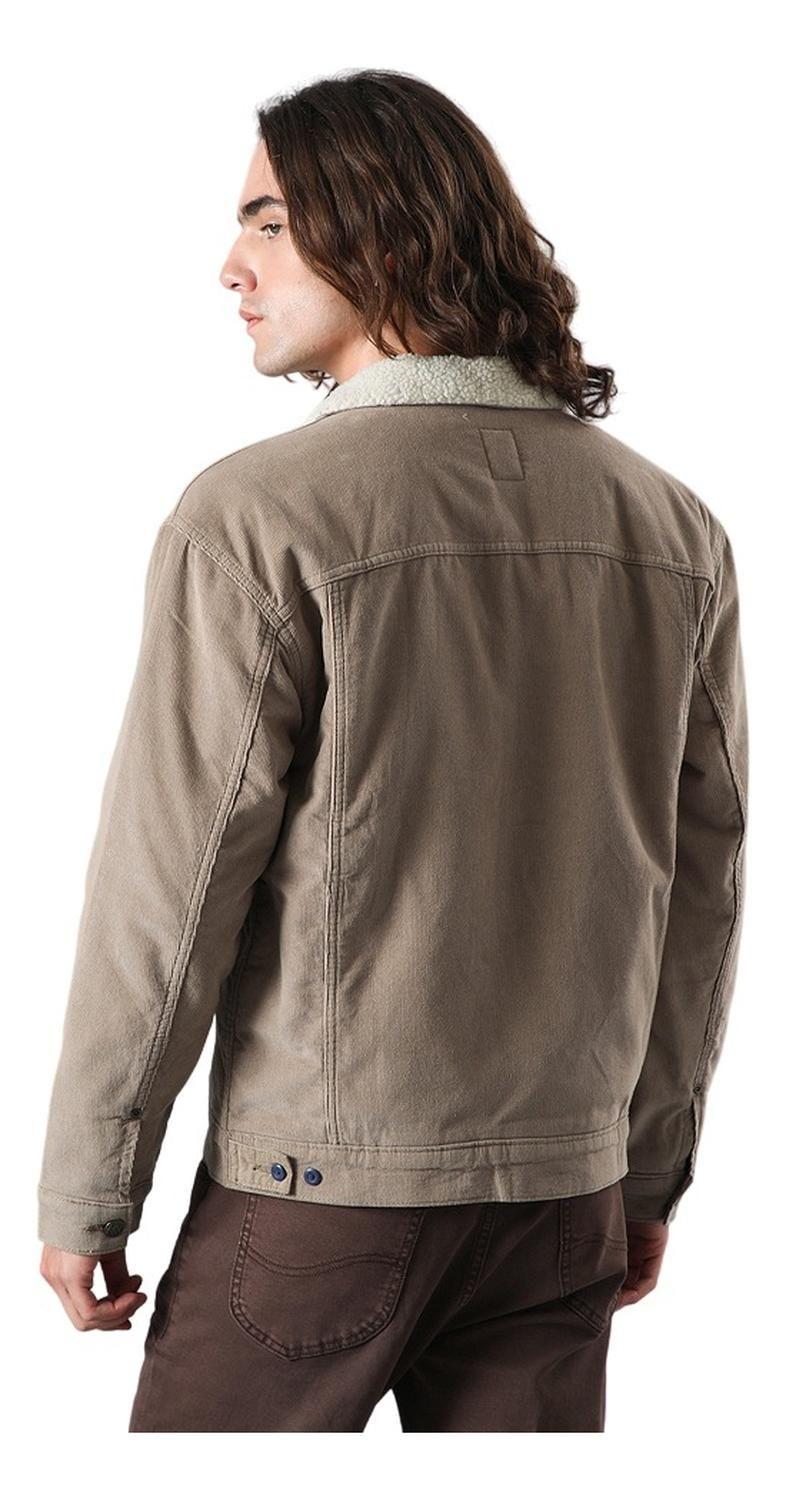 Chaqueta Hombre Relaxed Corduroy Jacket Beige-1