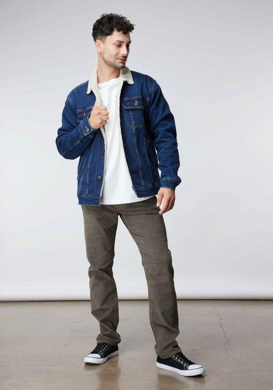 Chaqueta Lee Hombre Rider Sherpa Mid Dark-0