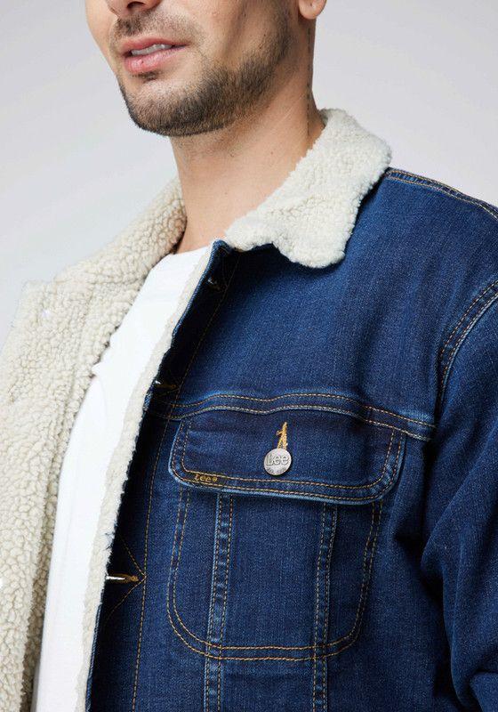 Chaqueta Lee Hombre Rider Sherpa Mid Dark-1
