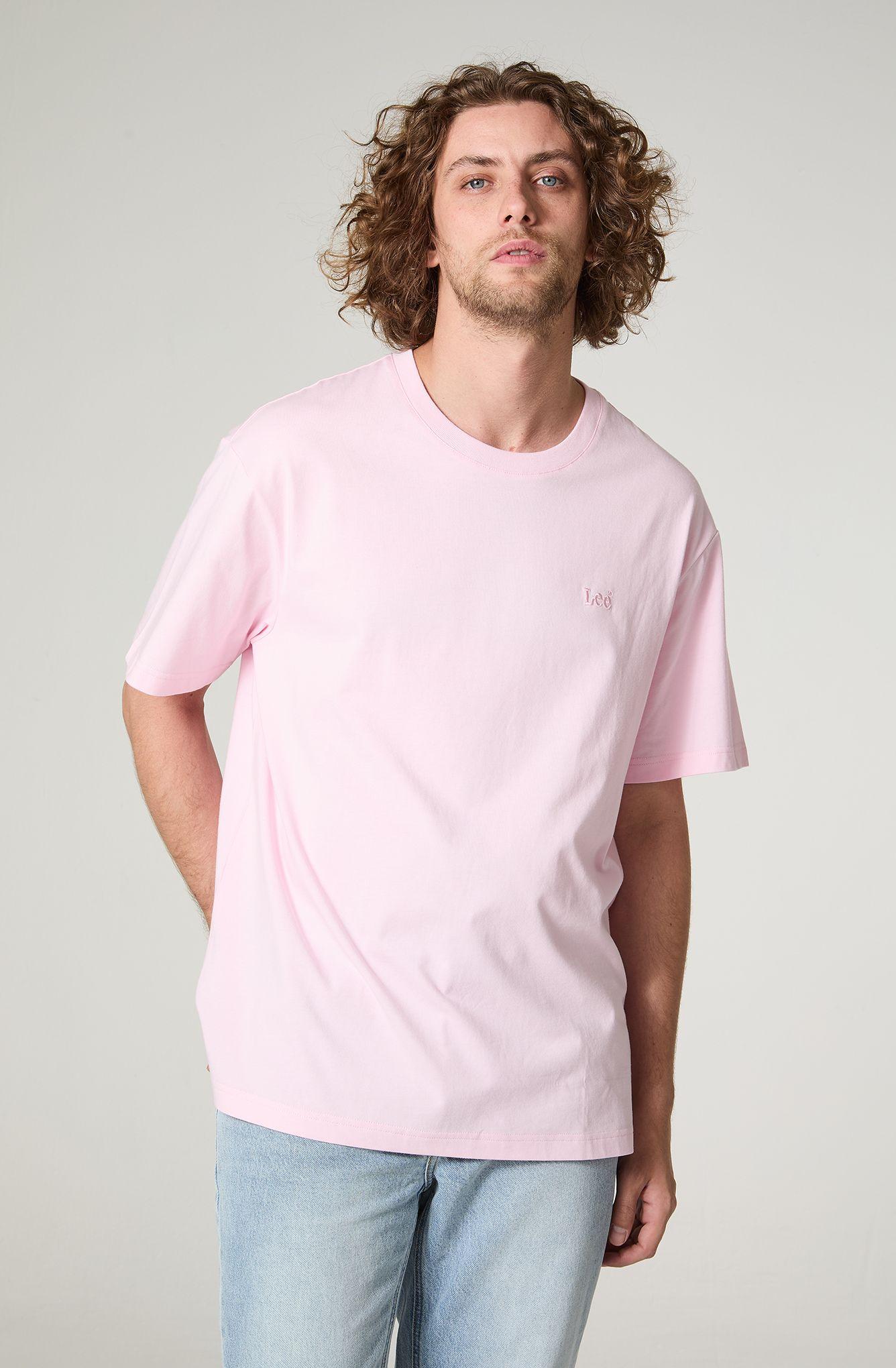 Polera Hombre Cuello Redondo Manga Corta  Regular  Fit Bordado-1