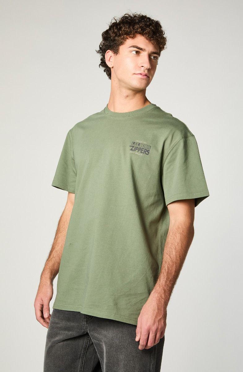 Polera Hombre Relaxed Zippers  Green-0