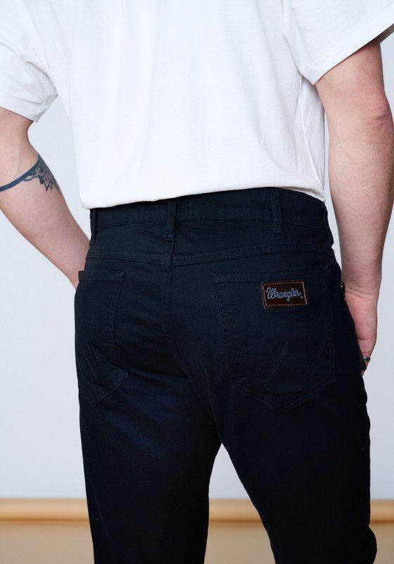 Pantalón Tiro Alto Texas Twill Color Negro-2
