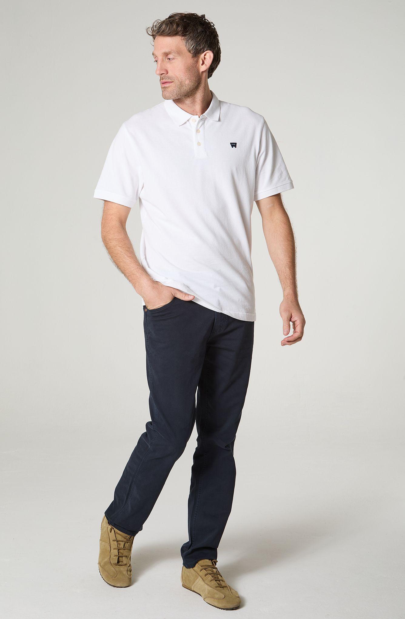 Polera Hombre Pique Manga Corta  Regular Fit 100% Cotton-0