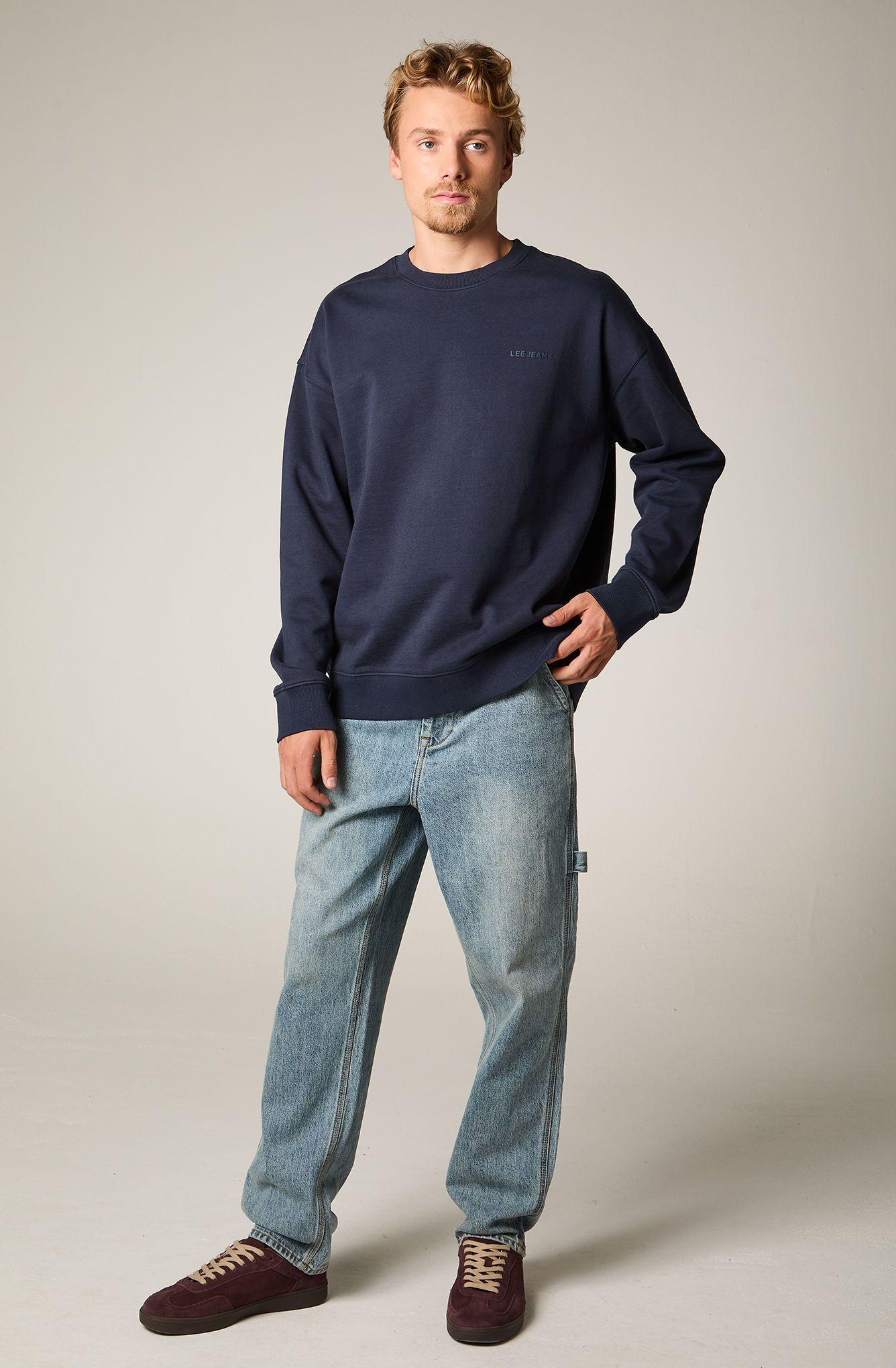 Jeans Hombre Relax Azul Carpenter -1