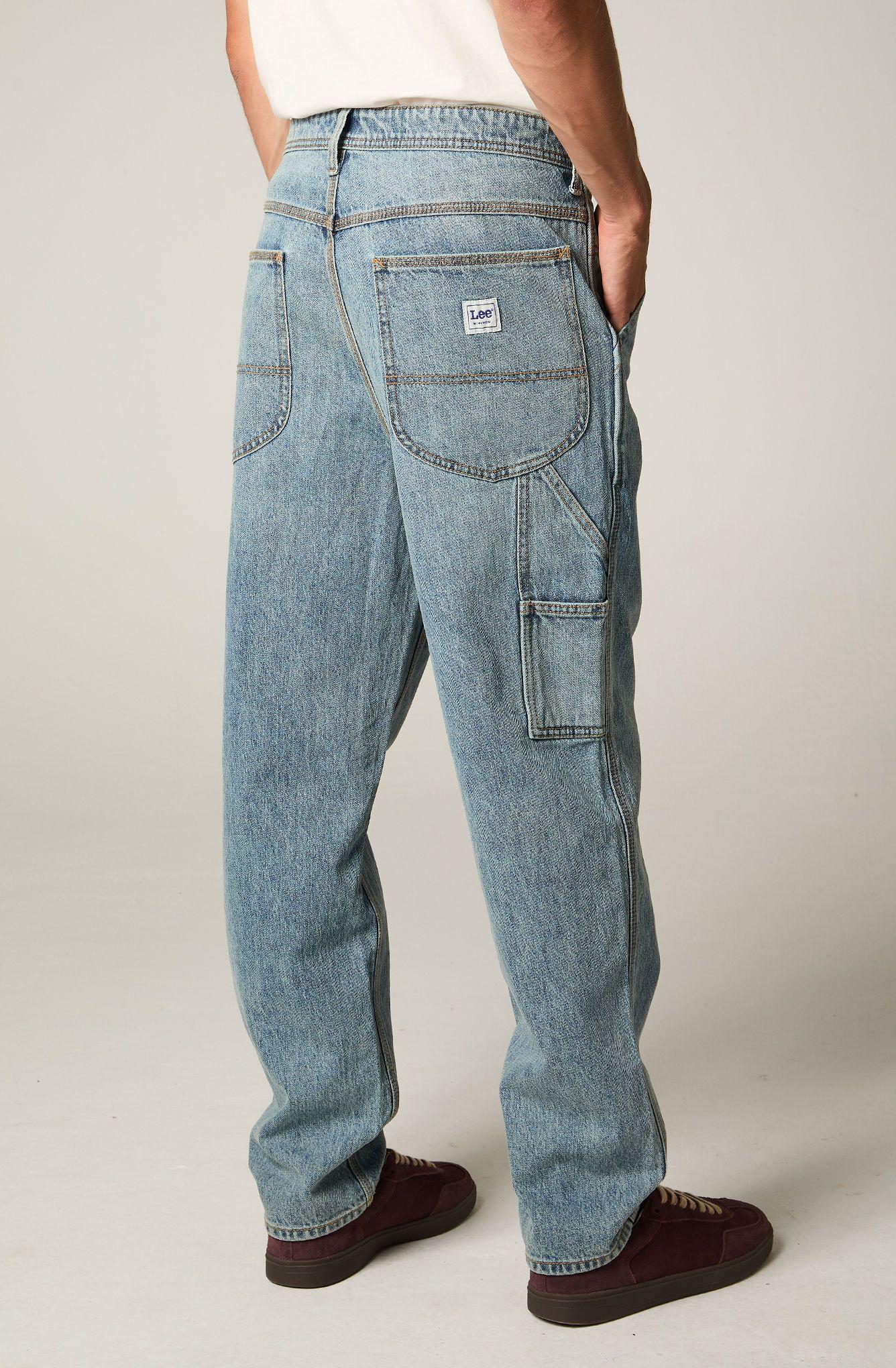 Jeans Hombre Relax Azul Carpenter -2