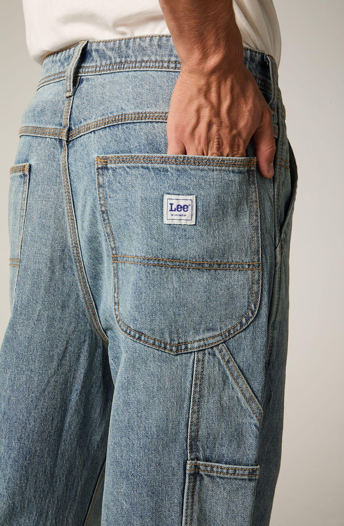 Jeans Hombre Relax Azul Carpenter -3
