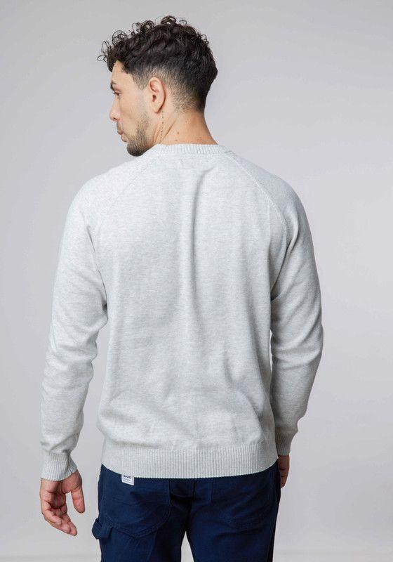 Sweater Hombre Regular Fit  Sharp Grey Mele-2