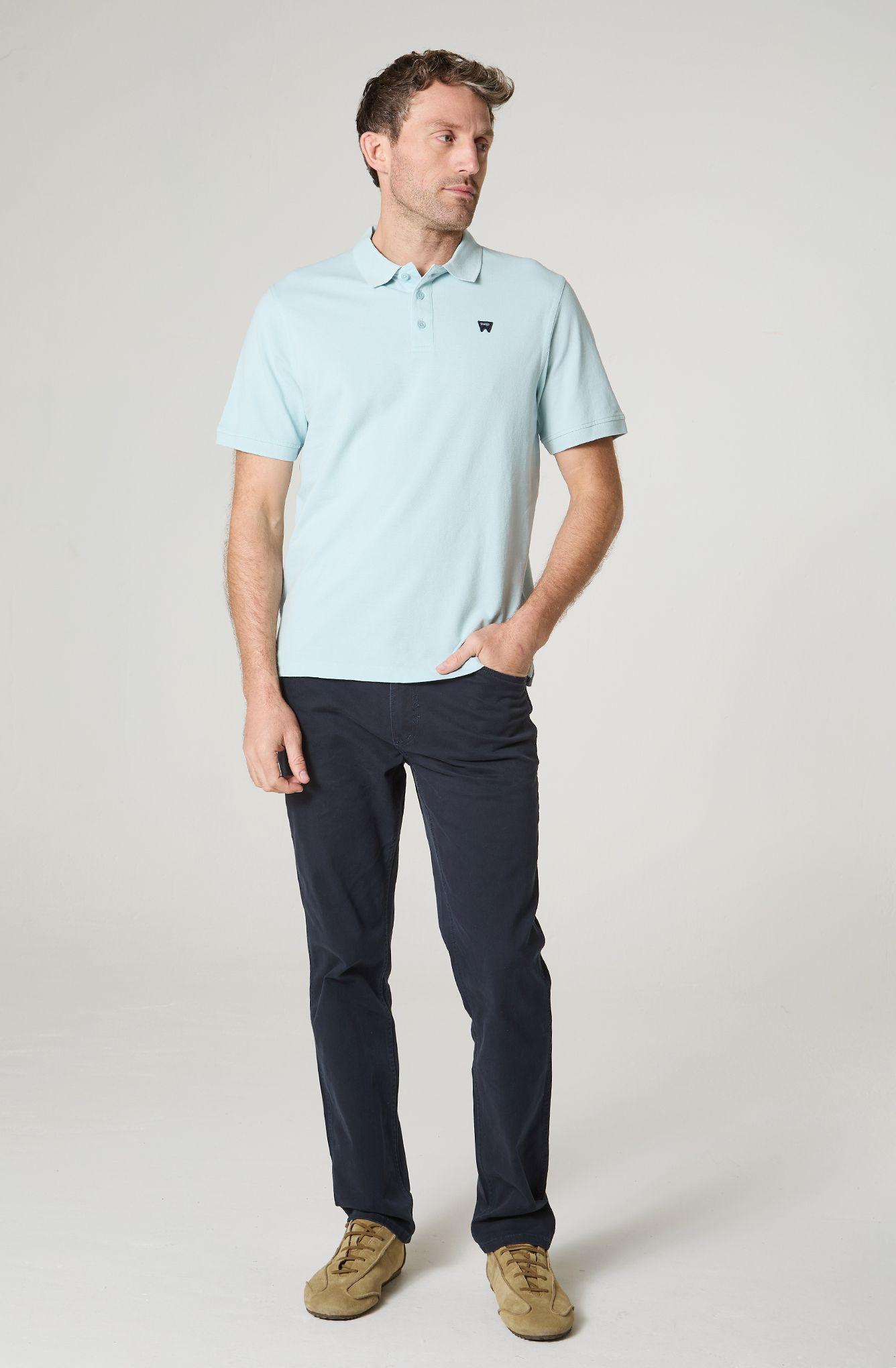 Polera Hombre Pique Manga Corta  Regular Fit 100% Cotton-0