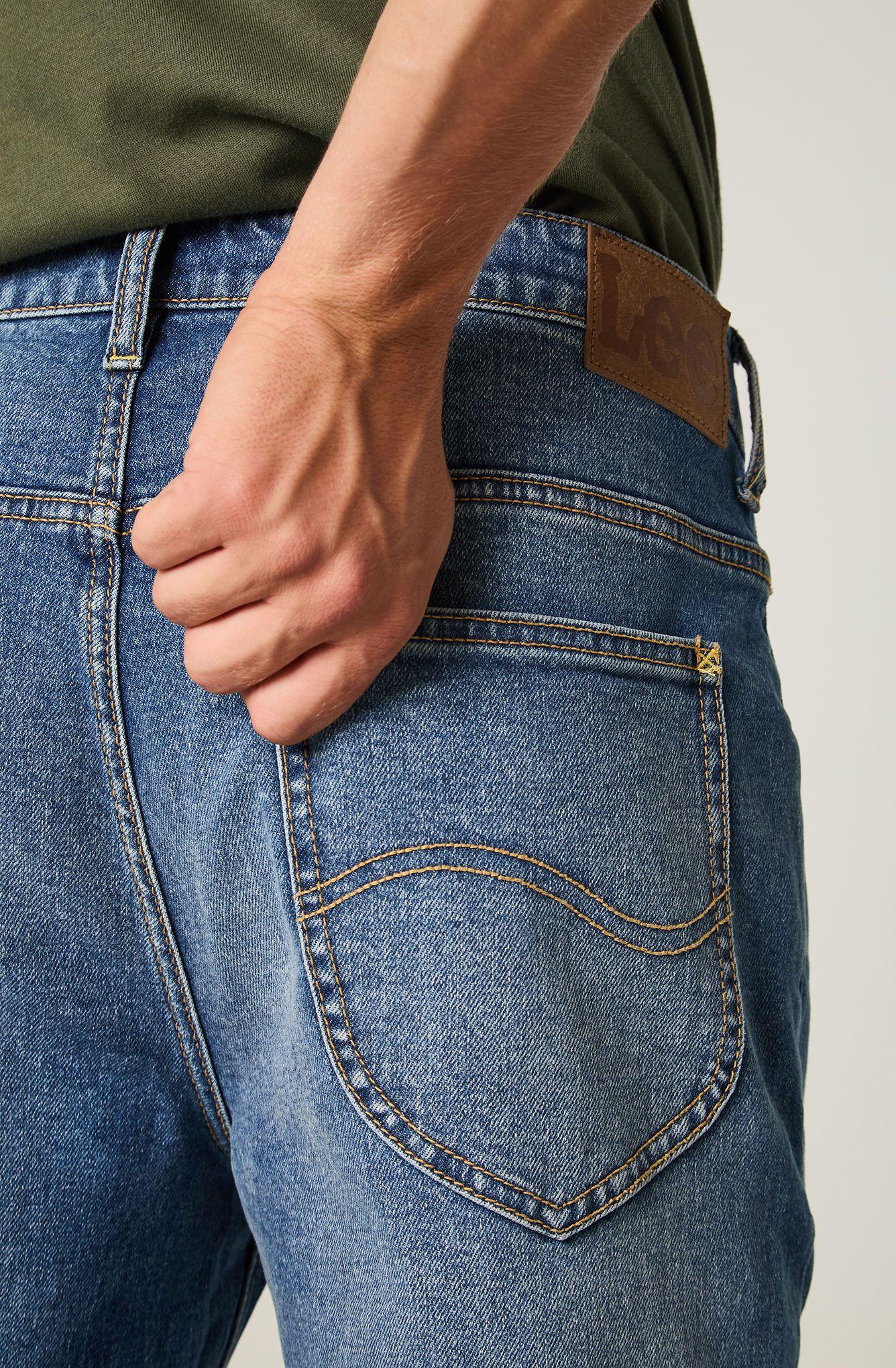 Jeans Hombre Straight Azul Roberto -3