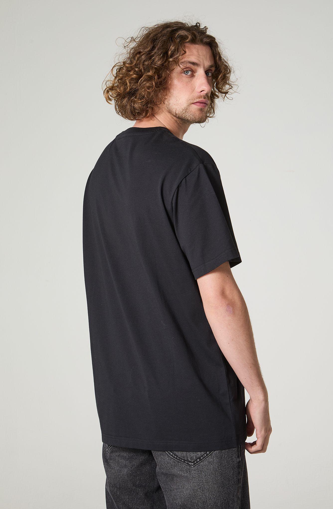 Polera Hombre Cuello Redondo Manga Corta  Regular  Fit Bordado-3