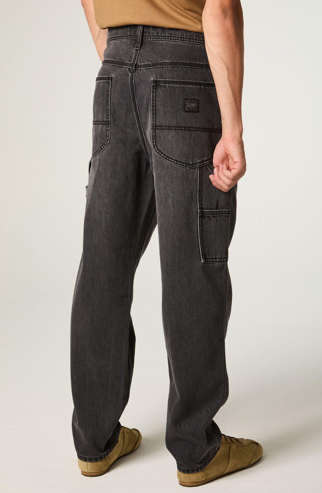 Jeans Hombre Relax Negro Carpenter -2