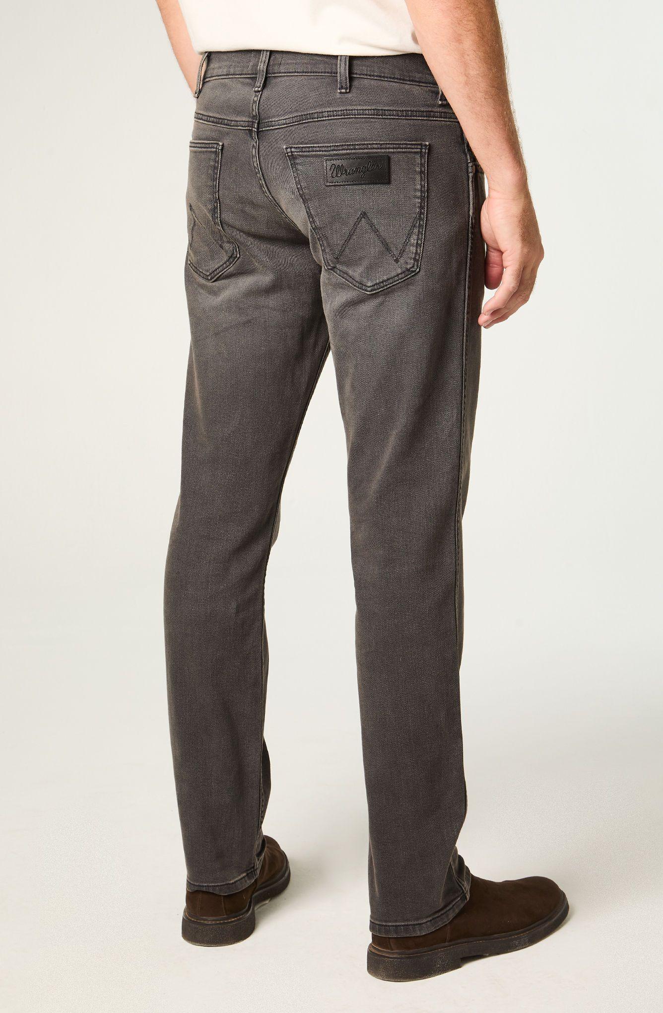 Jeans Hombre Greensboro Straight Tiro Medio Gris -2