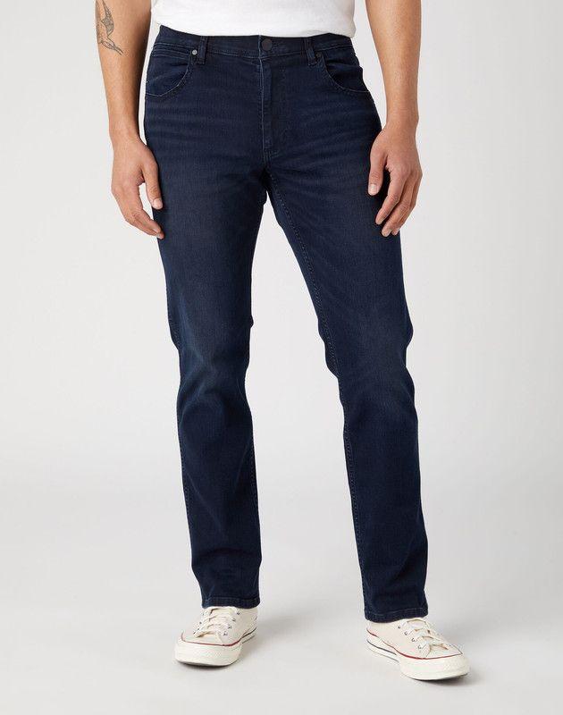 Jeans Greensboro Regular Straight Fit Azul Oscuro-0