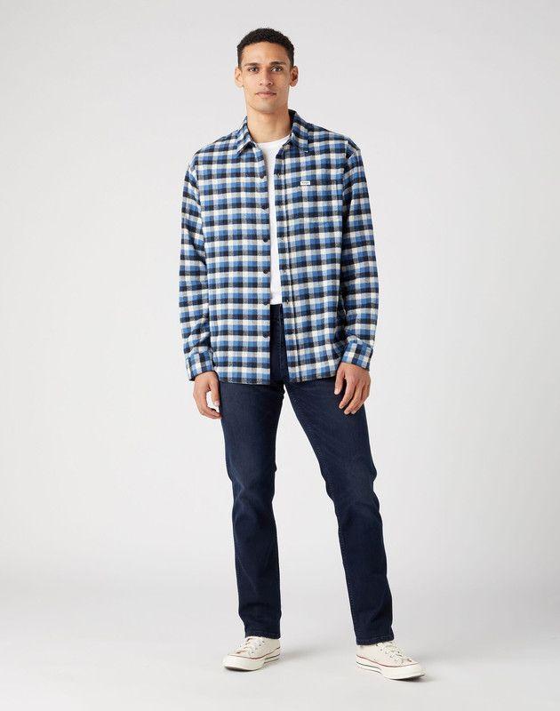 Jeans Greensboro Regular Straight Fit Azul Oscuro-2