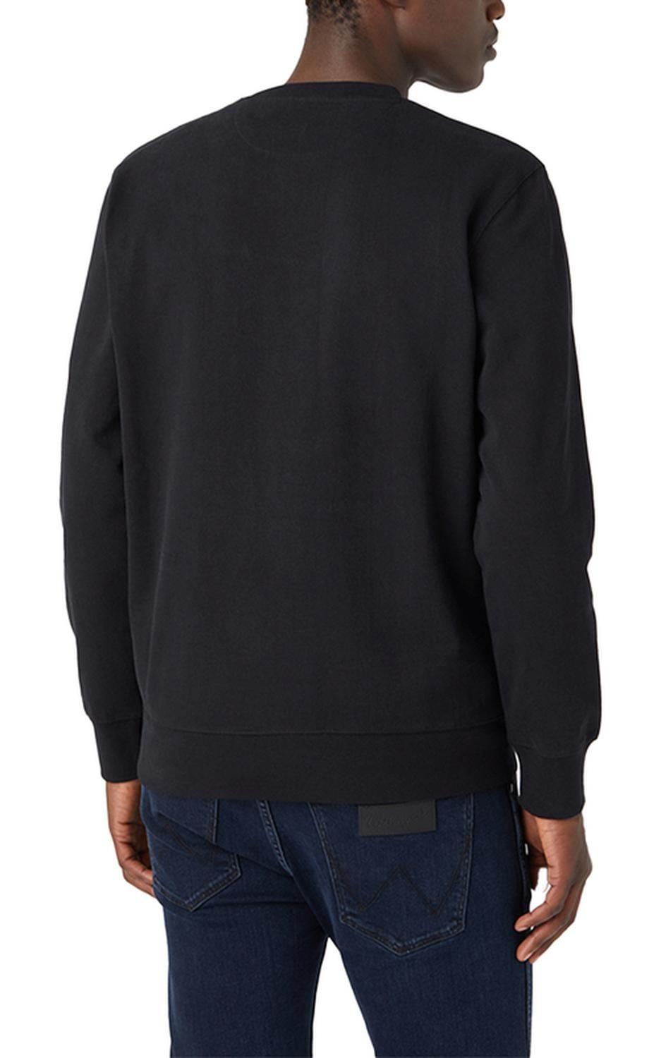 Polerón Hombre Seasonal Crew Black-1
