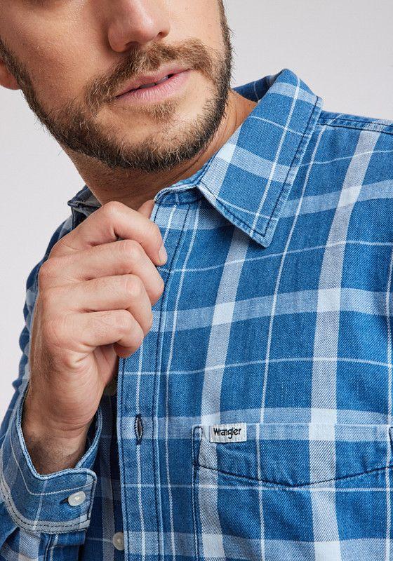 Camisa Hombre 1 Pkt Indigo Shirt Blue Indigo-2