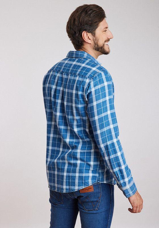 Camisa Hombre 1 Pkt Indigo Shirt Blue Indigo-1