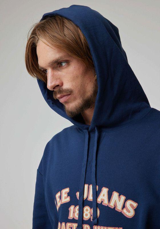 Poleron Hombre Loose Fit Navy-2