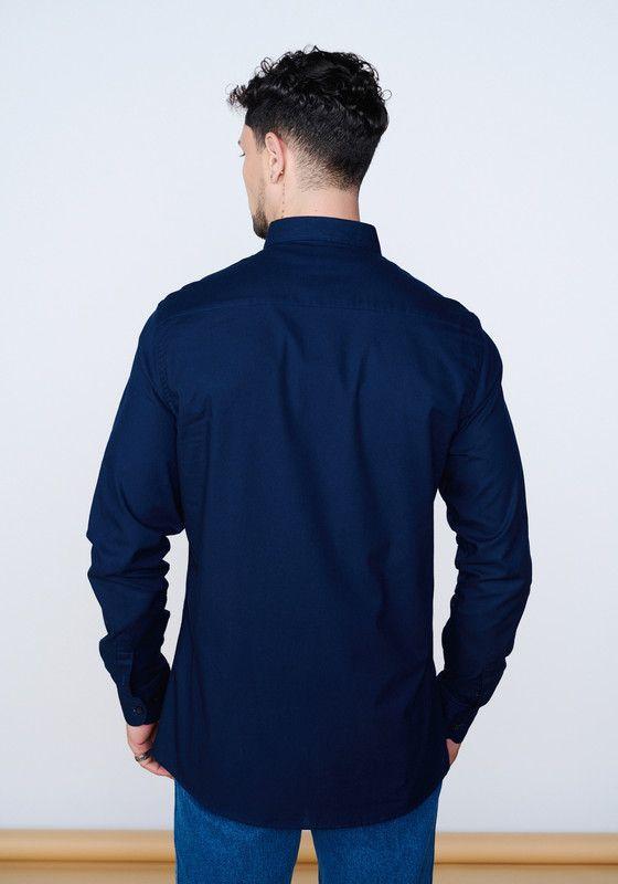 Camisa 1 Pocket Shirt Dark Blue-2