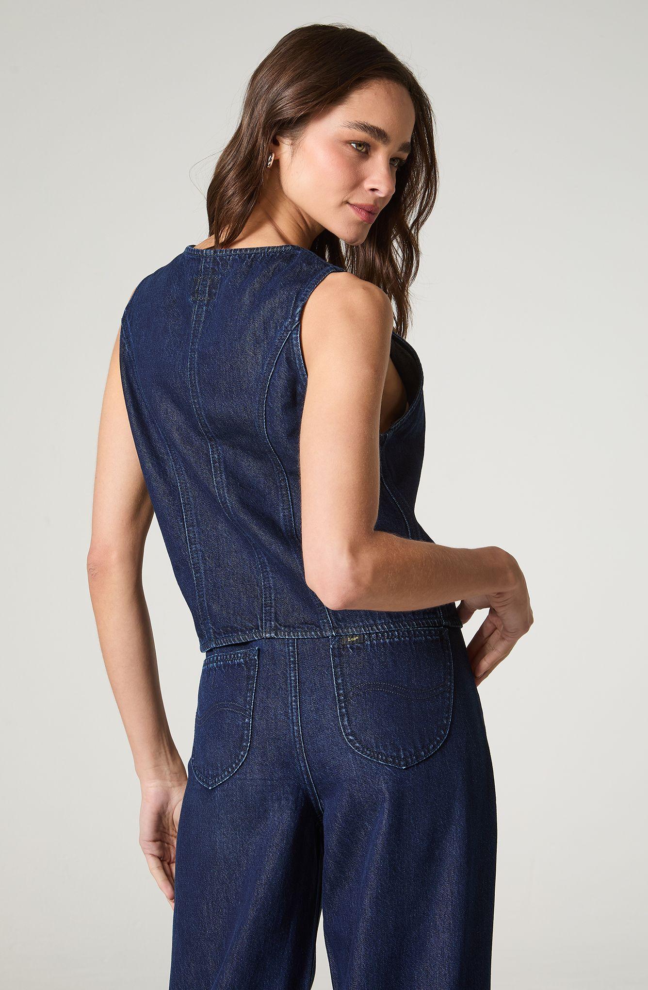 Vest Mujer Denim Regular Fit-4