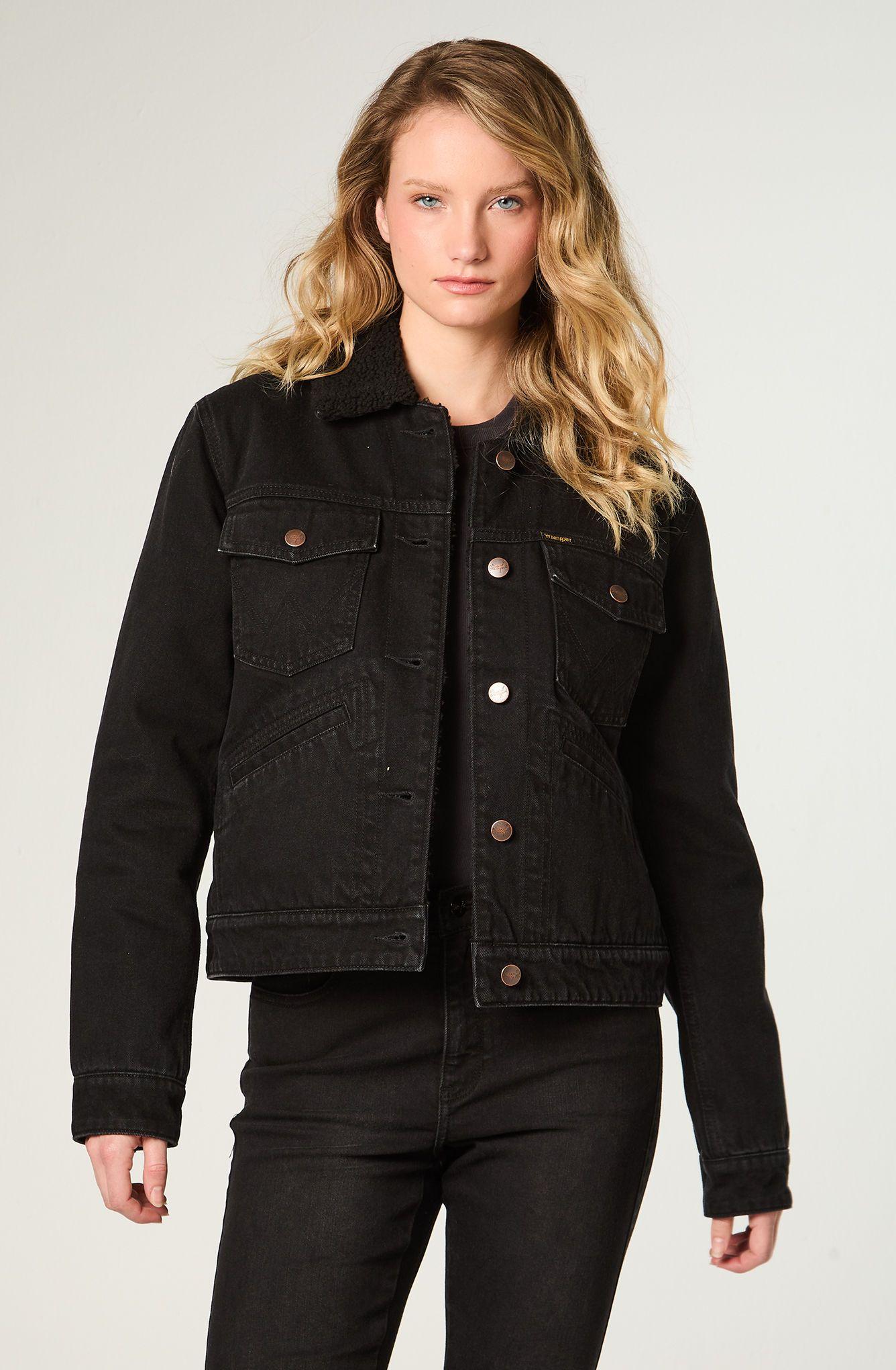 Chaqueta Mujer Heritage Sherpa Heritage Fit Negro -0
