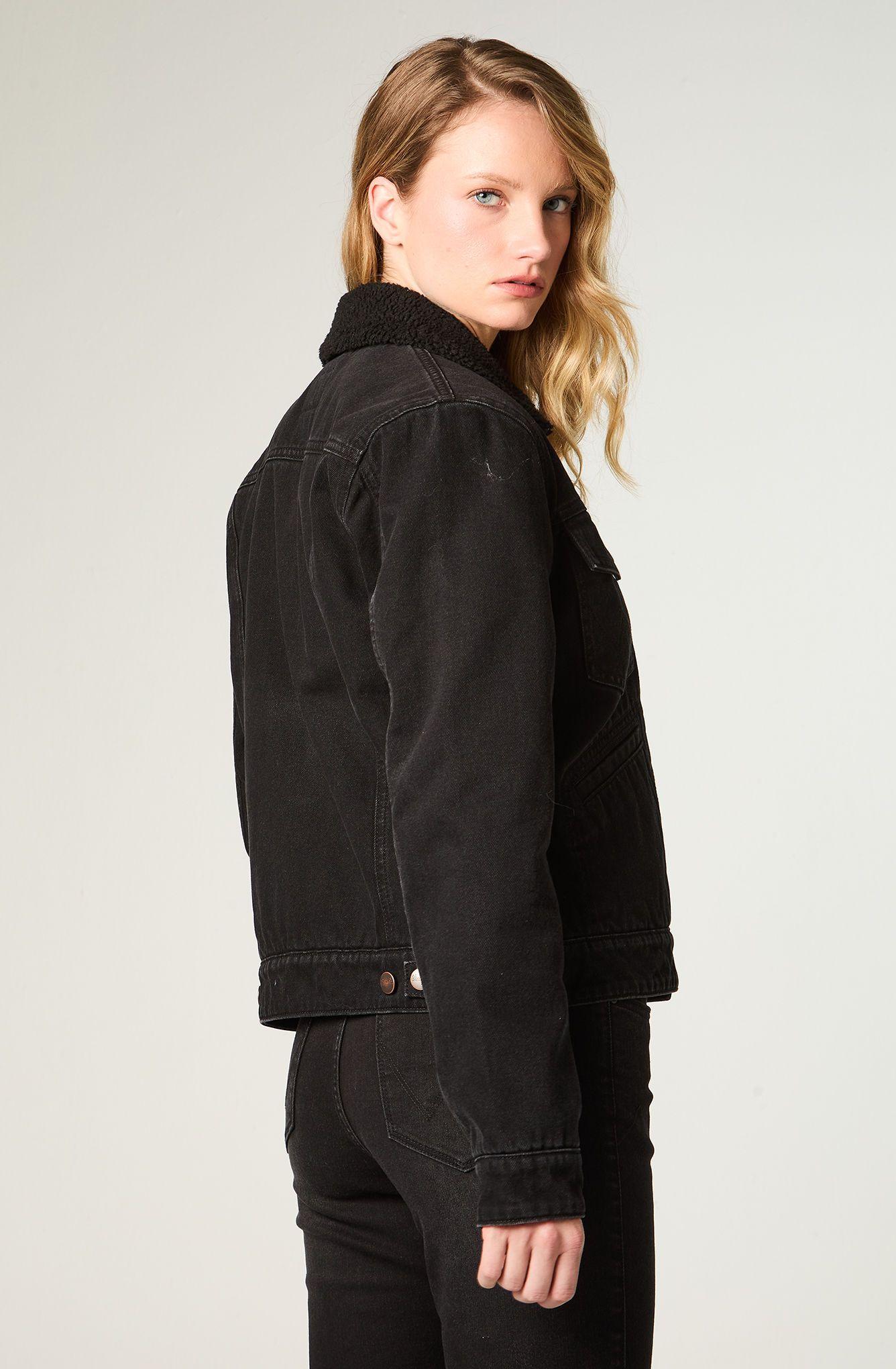 Chaqueta Mujer Heritage Sherpa Heritage Fit Negro -3