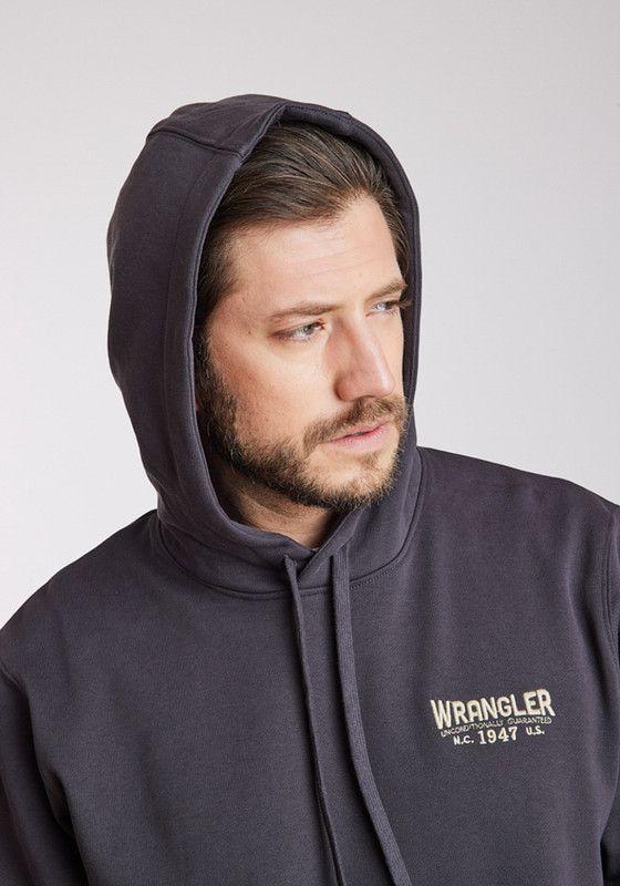 Poleron Hombre Regular Fit Hoodie Faded Black-2
