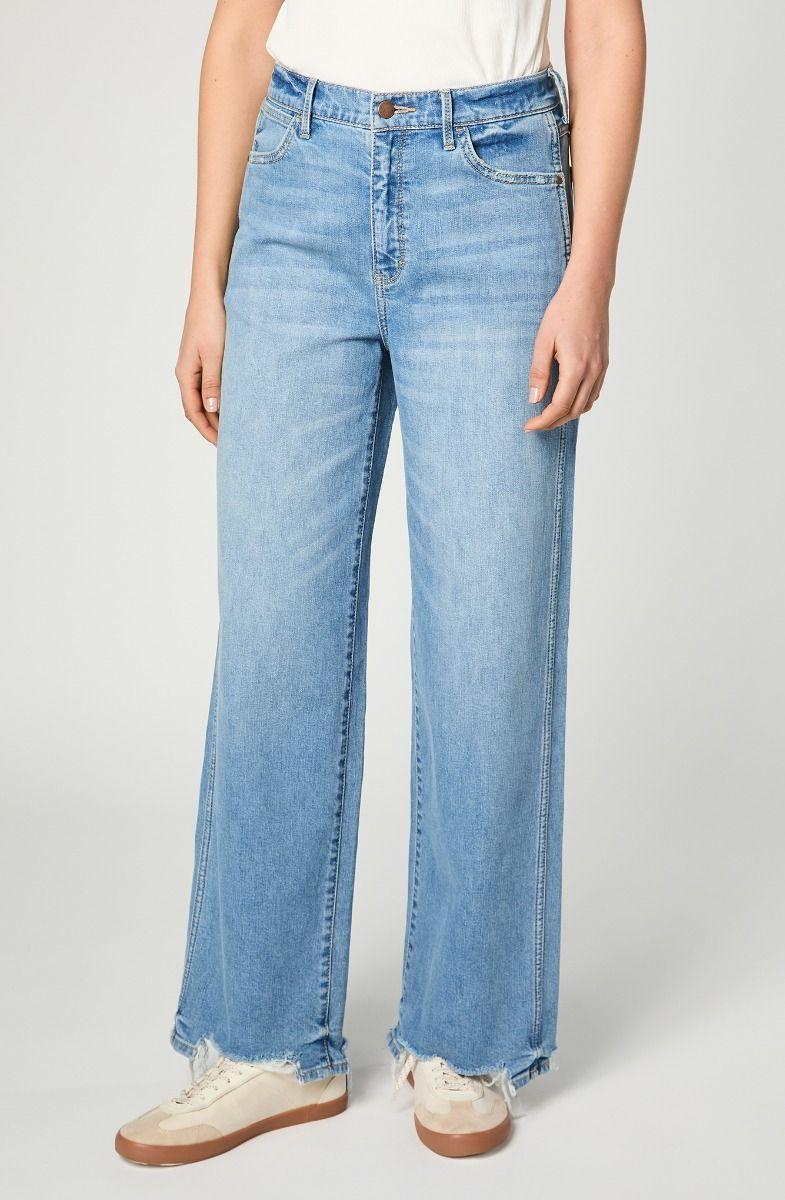 Jeans Mujer Baggy Wide Leg  Mid Blue-0