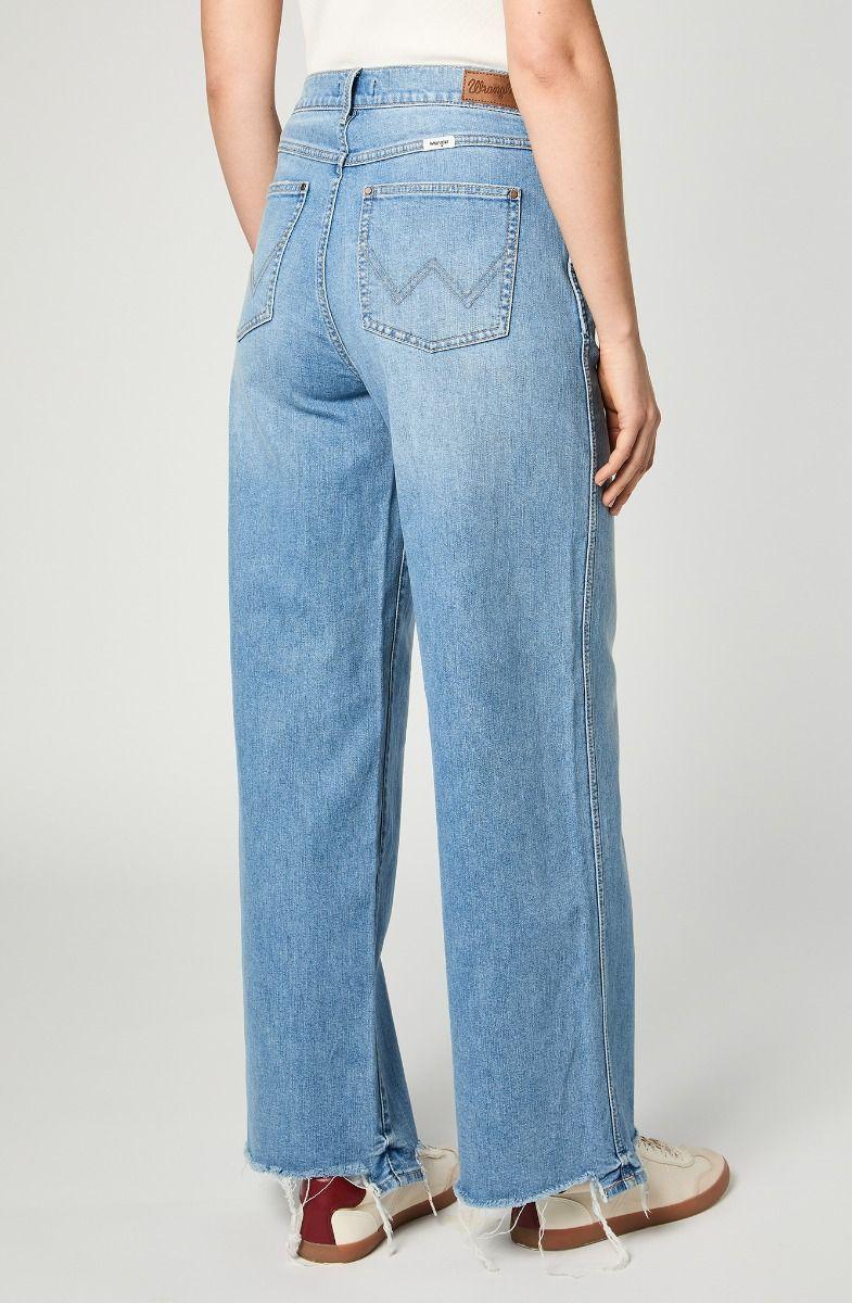 Jeans Mujer Baggy Wide Leg  Mid Blue-1