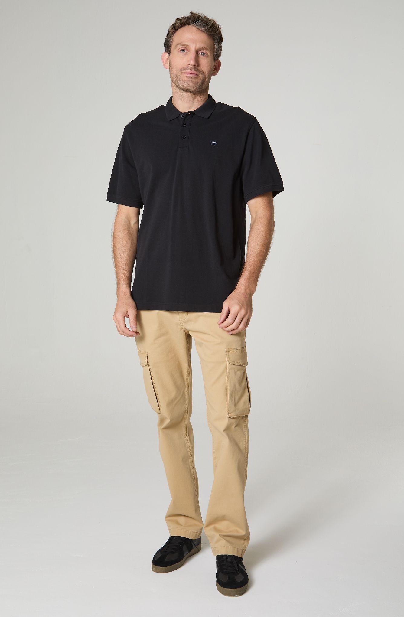 Polera Hombre Pique Manga Corta  Regular Fit 100% Cotton-0
