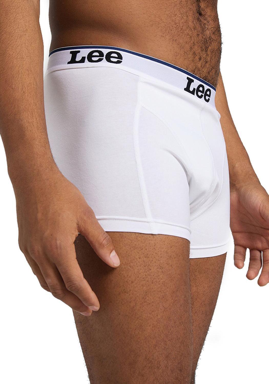 Boxer Hombre 2-pack Trunk White & Blue-0