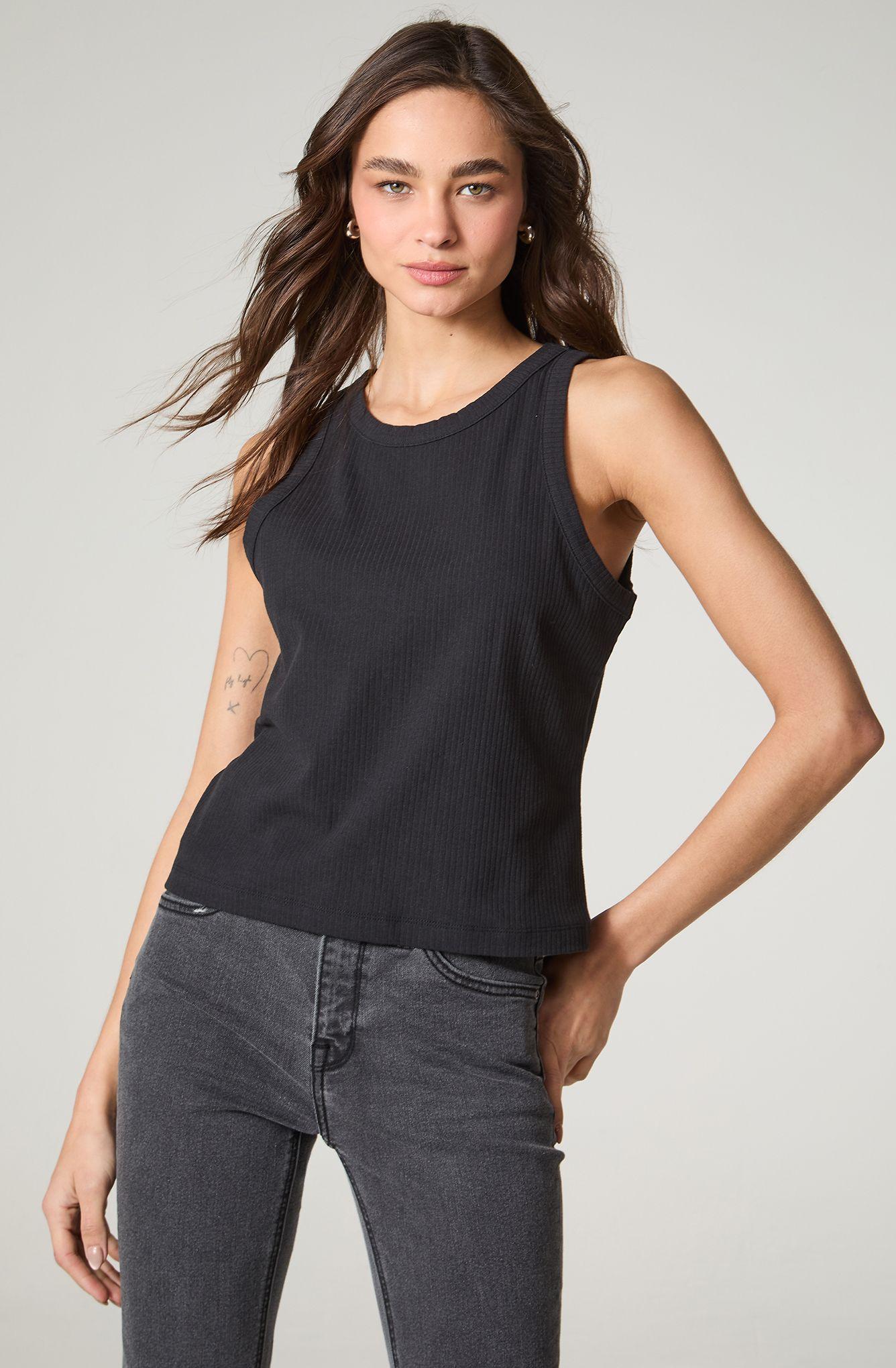 Polera Mujer Tank Sin Manga Regular  Fit-1